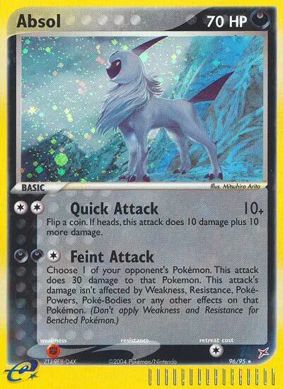 Absol, Pokémon card MA 96 — Team Magma vs Team Aqua set