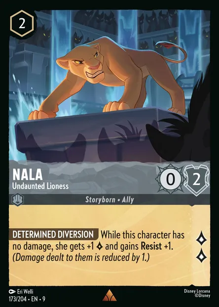 Nala - Undaunted Lioness, Disney Lorcana card CH9-173 — Fabled set