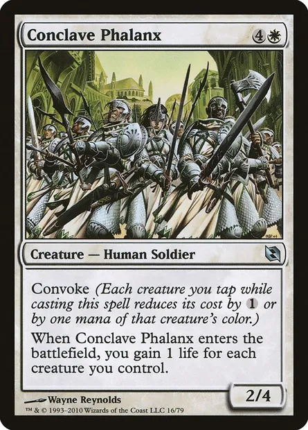 Conclave Phalanx, Magic card DDF 16 — Duel Decks: Elspeth vs. Tezzeret set
