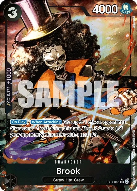 Brook, carte One Piece EB01-046 — extension MEMORIAL COLLECTION