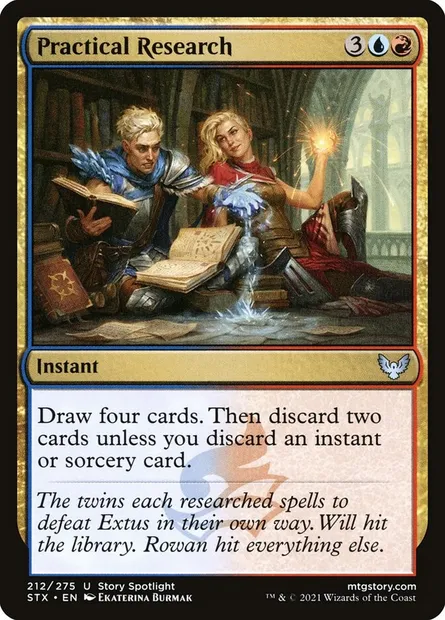 Practical Research, Magic card STX 212 — Strixhaven: School of Mages set