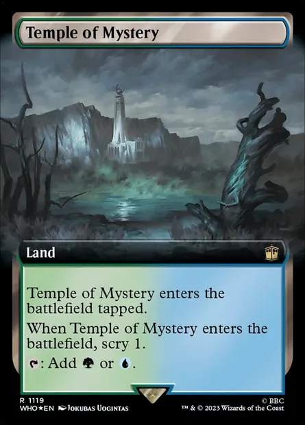 Temple du mystère, carte Magic WHO 1119 — extension Doctor Who
