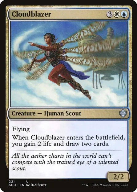 Cloudblazer, Magic card SCD 221 — Starter Commander Decks set