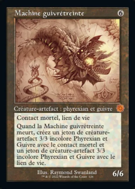 Machine guivrétreinte, carte Magic BRR 126 — extension The Brothers' War Retro Artifacts