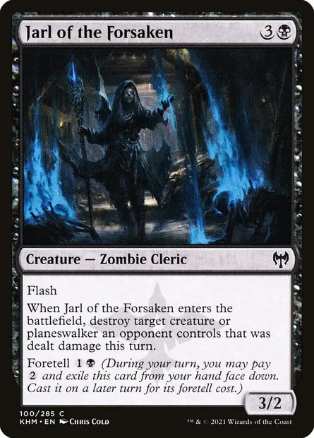 Jarl of the Forsaken, Magic card KHM 100 — Kaldheim set
