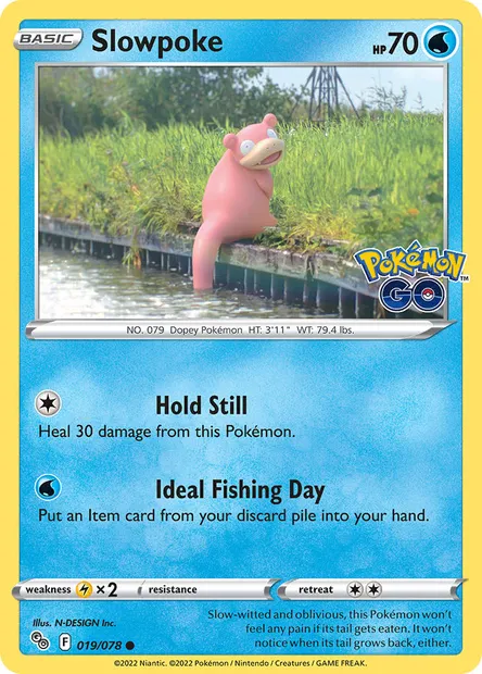 Slowpoke, Pokémon card PGO 019 — Pokémon GO set