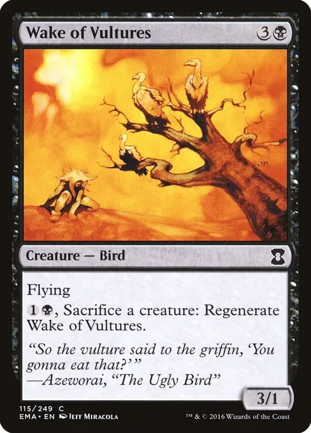 Vautours en veille, carte Magic EMA 115 — extension Eternal Masters