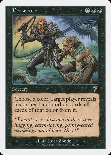 Persecute, Magic card 7ED 154 — Seventh Edition set