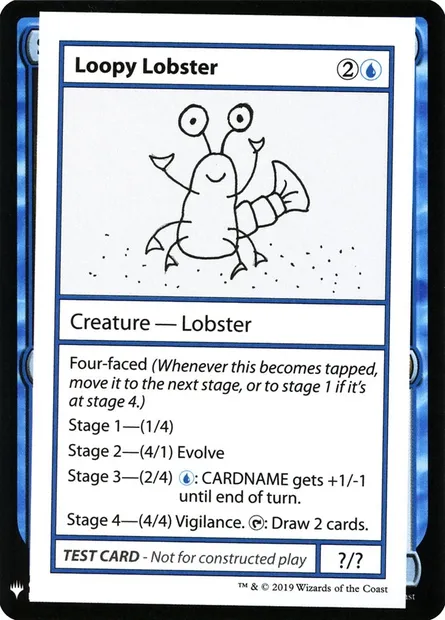 Loopy Lobster, Magic card CMB1 26 — Mystery Booster Playtest Cards 2019 set