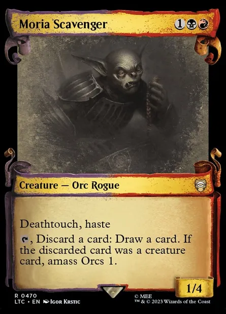 Moria Scavenger, Magic card LTC 470 — Tales of Middle-earth Commander set