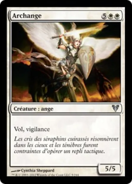 Archange, carte Magic AVR 5 — extension Avacyn ressuscitée