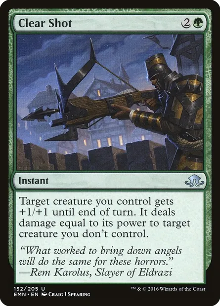 Clear Shot, Magic card EMN 152 — Eldritch Moon set