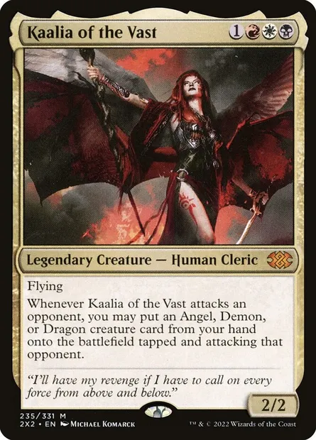 Kaalia of the Vast, Magic card 2X2 235 — Double Masters 2022 set
