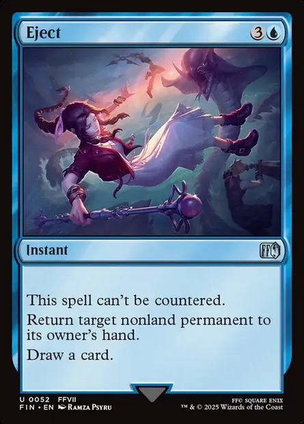 Eject, Magic card FIN 52 — Final Fantasy set