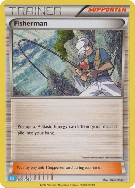 Fisherman, Pokémon card CLB 022 — Pokémon TCG Classic: Blastoise & Suicune ex Deck set