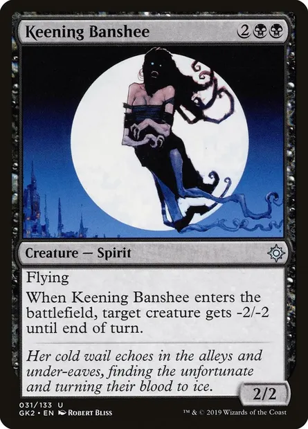Keening Banshee, Magic card GK2 31 — RNA Guild Kit set