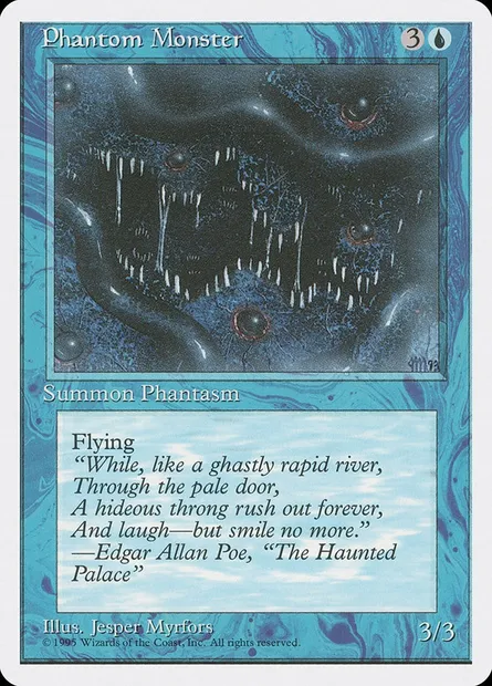 Phantom Monster, Magic card 4ED 90 — Fourth Edition set