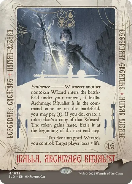 Inalla, archimage ritualiste, carte Magic SLD 1639 — extension Secret Lair Drop