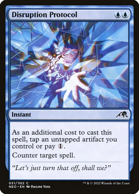Disruption Protocol, Magic card NEO 51 — Kamigawa: Neon Dynasty set