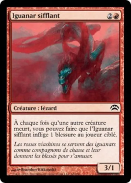 Iguanar sifflant, carte Magic PC2 46 — extension Planechase 2012