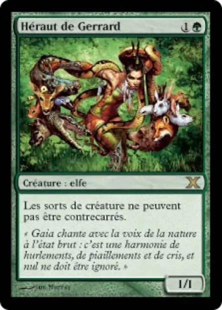 Héraut de Gerrard, carte Magic 10E 265 — extension Dixième édition