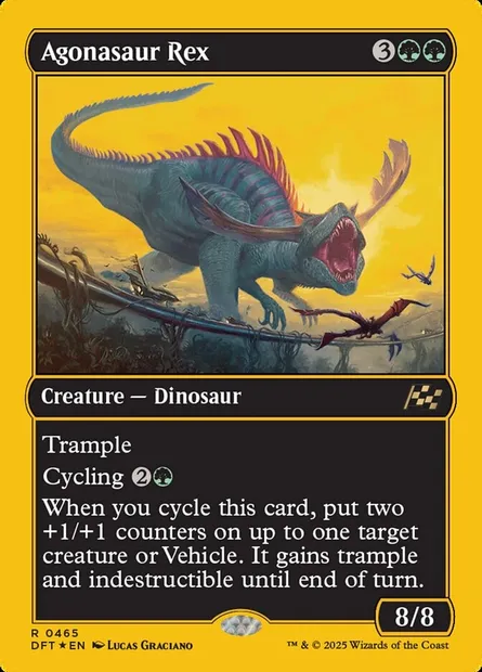 Agonasaur Rex, Magic card DFT 465 — Aetherdrift set