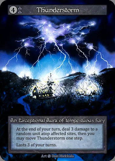 Thunderstorm, carte Sorcery BET 286 — extension Beta