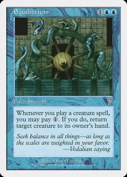 Equilibrium, Magic card 7ED 71 — Seventh Edition set