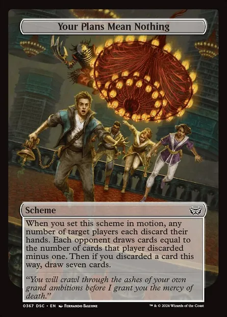 Your Plans Mean Nothing, Magic card DSC 367 — Duskmourn: House of Horror Commander set