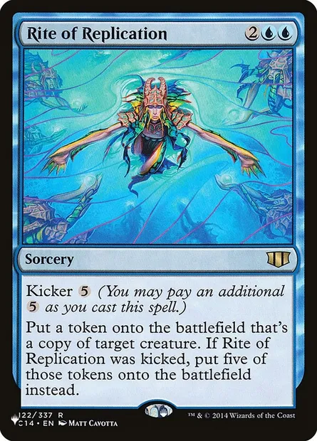 Rite de duplication, carte Magic PLST C14-122 — extension The List