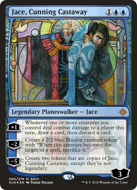 Jace, Cunning Castaway, Magic card PS18 60 — San Diego Comic-Con 2018 set