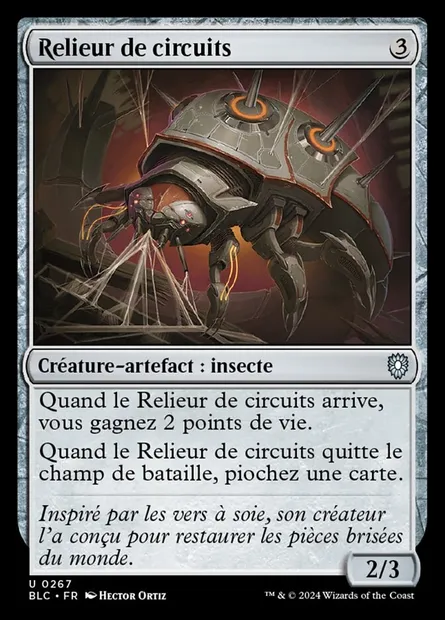Relieur de circuits, carte Magic BLC 267 — extension Bloomburrow Commander