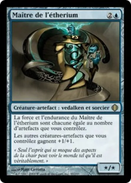 Maître de l'étherium, carte Magic ALA 49 — extension Les éclats d'Alara