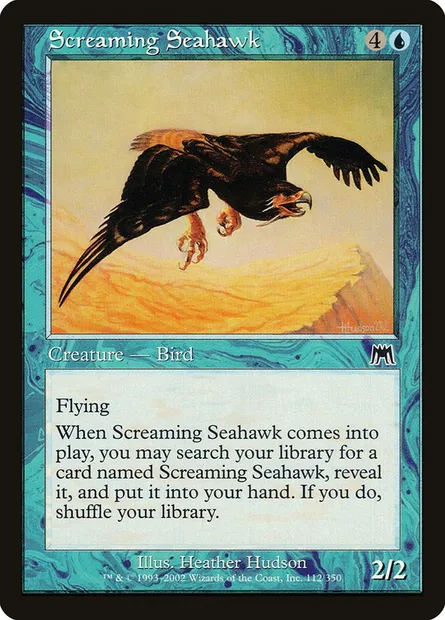 Screaming Seahawk, Magic card ONS 112 — Onslaught set