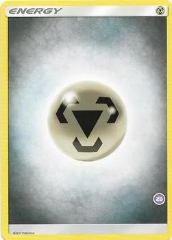 Énergie Métal, carte Pokémon TK11 028-2 — extension SM Trainer Kit: Alolan Sandslash & Alolan Ninetales