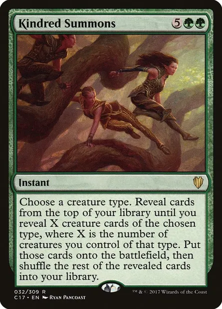 Kindred Summons, Magic card C17 32 — Commander 2017 set
