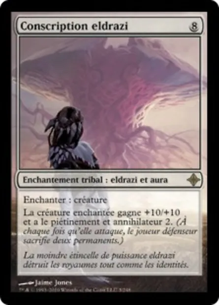 Conscription eldrazi, carte Magic ROE 3 — extension L'ascension des Eldrazi