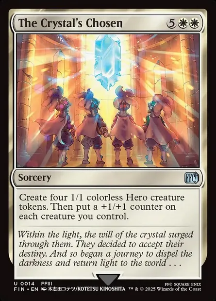 The Crystal's Chosen, Magic card FIN 14 — Final Fantasy set