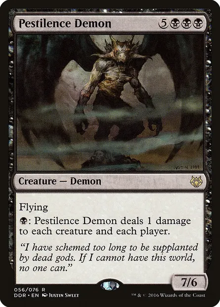Pestilence Demon, Magic card DDR 56 — Duel Decks: Nissa vs. Ob Nixilis set