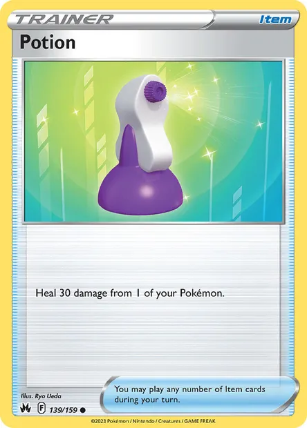 Potion, Pokémon card CRZ 139 — Crown Zenith set