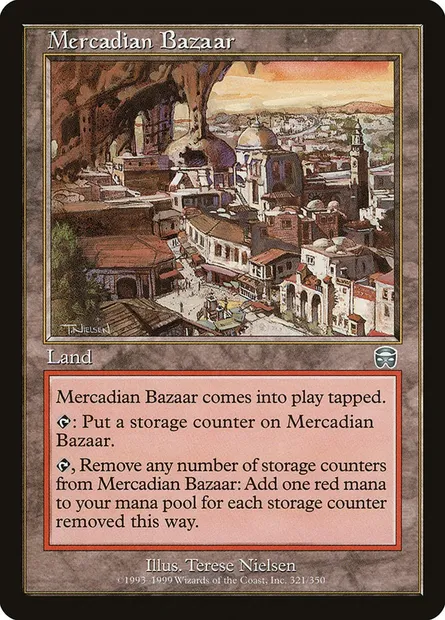 Mercadian Bazaar, Magic card MMQ 321 — Mercadian Masques set