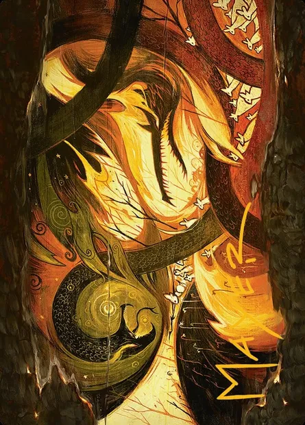 Season of Loss // Season of Loss, Magic card ABLB 17 — Bloomburrow Art Series set