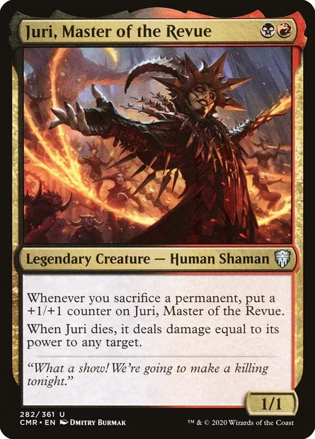 Juri, Master of the Revue, Magic card CMR 282 — Commander Legends set
