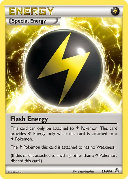 Flash Energy, Pokémon card AOR 83 — Ancient Origins set