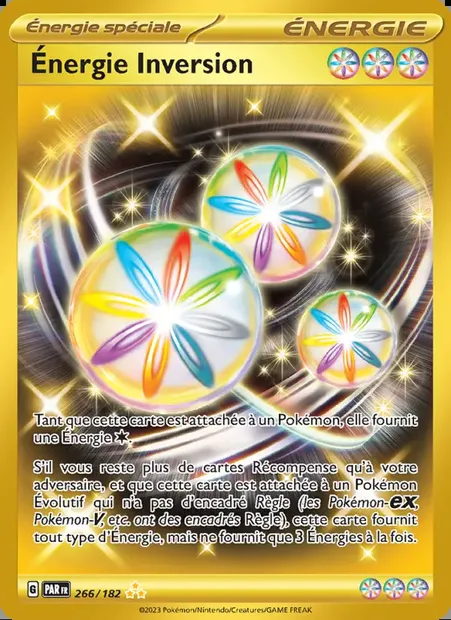 Énergie Inversion, carte Pokémon PAR 266 — extension Faille Paradoxe