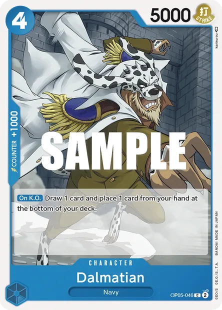 Dalmatian, carte One Piece OP05-046 — extension AWAKENING OF THE NEW ERA