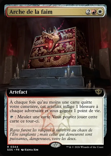 Arche de la faim, carte Magic SOS 344 — extension Secrets of Strixhaven
