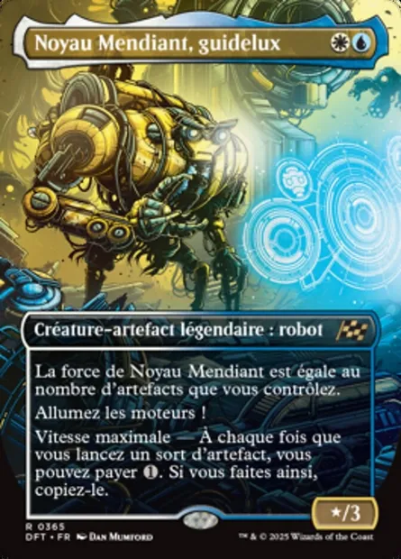 Noyau Mendiant, guidelux, carte Magic DFT 365 — extension Aetherdrift