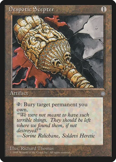 Despotic Scepter, Magic card ICE 316 — Ice Age set