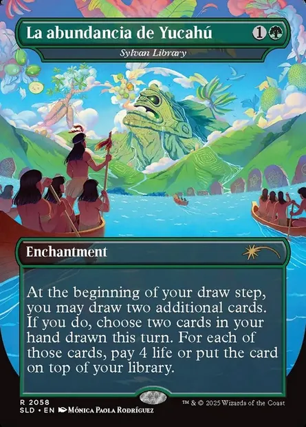 Sylvan Library, Magic card SLD 2058 — Secret Lair Drop set